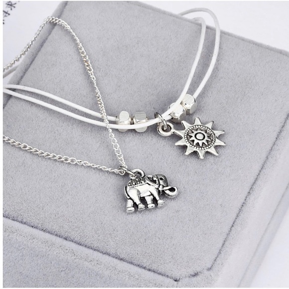 NWT🎉 Beautiful Elephant Anklet Ancient Silver - Picture 3 of 6